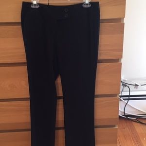 Double button top flare trousers